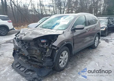 2013 Honda Cr-V Ex-L z USA, uszkodzony, nr VIN 5J6RM4H70DL079477